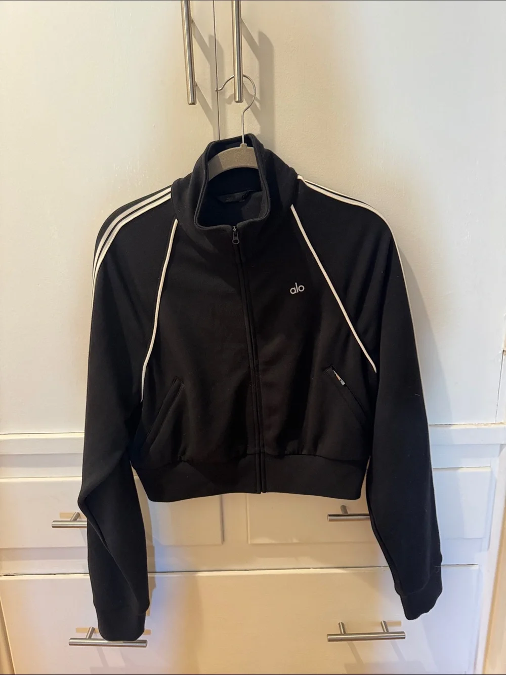 ALO Yoga The Track Star Full-Zip Jacket size small